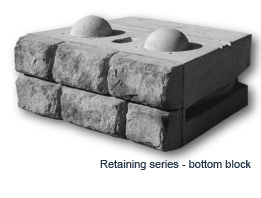 Retaining Series - bottom block